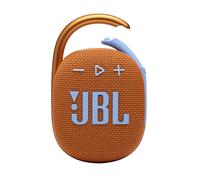 JBL Clip 4, Orange - Portable Bluetooth 5.1 Speaker - Up to 10 Hours Playtime - Waterproof and Dustproof - Includes Noise Cancelling and Anti-Echo Speaker