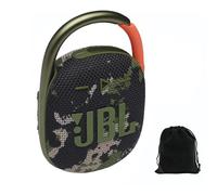 JBL Clip 4 Portable Bluetooth Speaker - IP67 Waterproof, Dustproof, 10 Hours Playtime, Integrated Carabiner, Ultra-Portable Design, Bold Style, Rich Pro Sound, Includes Pouch