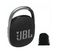 JBL Clip 4 Portable Bluetooth Speaker - IP67 Waterproof, Dustproof, 10 Hours Playtime, Integrated Carabiner, Ultra-Portable Design, Bold Style, Rich Pro Sound, Includes Pouch