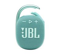 JBL Clip 4 Teal - Portable Bluetooth 5.1 Speaker - Up to 10 Hours of Play - Waterproof & Dust Resistant - Includes Noise & Echo-Canceling Speakerphon