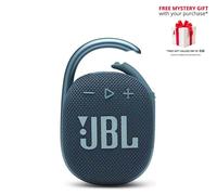 JBL Clip 4 Ultra-portable IPX7 Waterproof Speaker - Free Gift RRP £10! - Blue