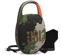 JBL Clip 5 Portable Bluetooth Speaker, IP67 Waterproof & Dustproof, Long-Lasting Battery - Squad - Boom h's Comprehensive Ultimate Performance Cloth Solution for Your On-The-Go Sound Experience