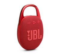 JBL Clip 5 - Ultra-Portable, Waterproof & Dustproof Bluetooth Speaker, Big Pro Sound with punchy bass, Integrated carabiner, Up to 12 Hours of Play, Made in part with recycled materials (Red)