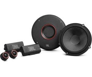 JBL Club 64CSQ 160mm 6.5 Inch 2-Way Component Car Speaker System with 70W RMS and 210W Max Power, 3 Ohm, 89dB Sensitivity, 55Hz-40kHz Frequency Response, Carbon Fibre Woofer and Silk Dome Tweeter