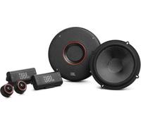 JBL Club 64CSQ 6.5 in / 16.5 cm 2-Way Component Car Speakers | 70 W RMS / 210 W peak, 92 dB, 3 Ohm, 55 Hz-20 kHz - carbon fibre woofer, silk dome tweeter - complete install kit