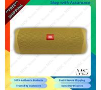 JBL Flip 5 Waterproof Bluetooth Speaker (Mustard Yellow), New