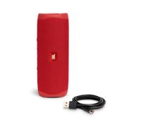 JBL Flip 5 Portable Waterproof Bluetooth Speaker - Red, New