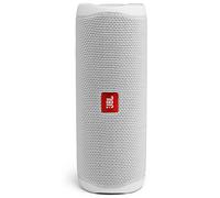 JBL Flip 5 Portable Waterproof Bluetooth Speaker with Rechargeable Battery, Compatible with PartyBoost, Steel White