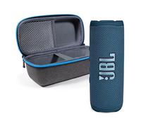 JBL Flip 6 (Blue) + Bundle with divvi! Protective Hardshell Case
