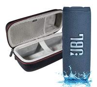 JBL Flip 6 - Waterproof Portable Bluetooth Speaker, Powerful Sound and deep bass, IPX7 Waterproof, 12 Hours of Playtime with Megen Hardshell Case - Blue