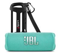 JBL FLIP 6 Waterproof Portable Speaker Bundle with gSport Silicone Sleeve (Teal)