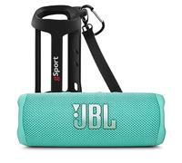 JBL FLIP 6 Waterproof Portable Speaker Bundle with gSport Silicone Sleeve (Teal)