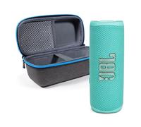 JBL Flip 6 Waterproof Portable Wireless Bluetooth Speaker Bundle with divvi! Premium Hardshell Case - Teal