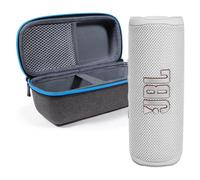 JBL Flip 6 (White) + Bundle with divvi! Protective Hardshell Case (Black)
