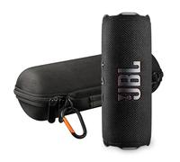 JBL FLIP 7 (Black) Waterproof Portable Speaker Bundle with X-Halo Hardcase (Black)