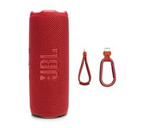 JBL Flip 7 Portable Bluetooth Speaker, Waterproof and Drop-Proof - Red | Up To 16 Hours Playtime, IP68 Dustproof Build, Clip-On Loop, USB C Lossless Audio, Links With Other Speakers For Outdoor Use