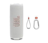 JBL Flip 7 - Portable Waterproof and Drop-Proof Speaker, Bold Pro Sound with AI Sound Boost, 16Hrs of Playtime, and PushLock System with Interchangeable Accessories (White)