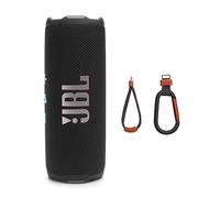 JBL Flip 7 - Portable Waterproof and Drop-Proof Speaker, Bold Pro Sound with AI Sound Boost, 16Hrs of Playtime, and PushLock System with Interchangeable Accessories (Black/Orange)