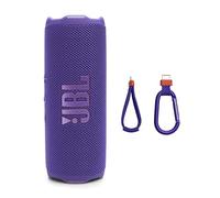 JBL Flip 7 - Portable Waterproof and Drop-Proof Speaker, Bold Pro Sound with AI Sound Boost, 16Hrs of Playtime, and PushLock System with Interchangeable Accessories (Purple)