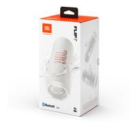 JBL Flip 7, Wireless Portable Bluetooth Speaker, 16 Hours of Playtime, IP68 Waterproof, Dustproof and Drop-Proof, Pro Sound with AI Boost, Auracast Multi-Speaker Connection, White