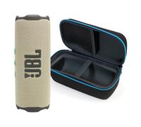 JBL Flip 7 (Sand) + Bundle with divvi! Protective Hardshell Case (Black)