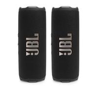 JBL Flip 7 Waterproof Portable Speaker Bundle - Pair (Black)
