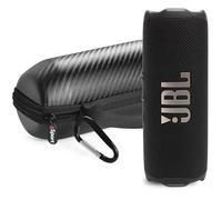 JBL FLIP 7 Waterproof Portable Speaker Bundle with gSport Carbon Fiber Case (Black)