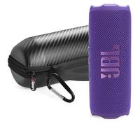 JBL FLIP 7 Waterproof Portable Speaker Bundle with gSport Carbon Fiber Case (Purple)
