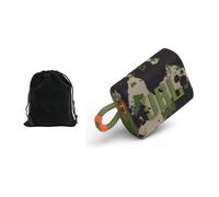 JBL Go 3 - for Portable Use - Speaker with Bluetooth - Built in Battery Waterproof and Dustproof - includes Storage Pouch (Camoflauge), JBLGO3-Pouch