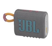 JBL Go 3: Portable Speaker with Bluetooth, Builtin Battery, Waterproof and Dustproof Feature Gray JBLGO3GRYAM