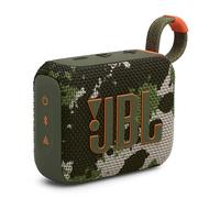 JBL GO4 Bluetooth Speaker, USB C Charging, IP67 Dustproof, Waterproof, App Compatible, Passive Radiator, Portable, Squad, JBLGO4SQUAD