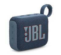 JBL GO4 Bluetooth Speaker, USB C Charging, IP67 Dustproof, Waterproof, App Compatible, Passive Radiator, Portable, Blue