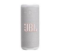 JBL Grip, Compact Bluetooth Speaker, JBL Pro Sound with AI Sound Boost, IP68 Waterproof/Dustproof, Ambient Light, Up to 14H Playtime, Auracast Multi-Speaker Connection, JBL Portable App, White