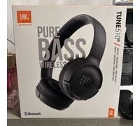 JBL Harman Tune 510BT WIRELESS PURE BASS SOUND Black NEW 40hr Bluetooth