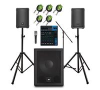 JBL IRX108BT Complete PA System Bundle