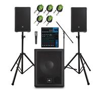 JBL IRX112BT Complete PA System Bundle