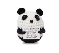 JBL JDWD 2 Pcs Positive Affirmation Gifts, Easy to Carry, Suitable for Encouragement Gifts to Friends and Relatives (1 Panda)