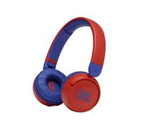 JBL Jr310BT Kids Wireless On-Ear Headphones - Bluetooth Headphones with Microphone, Safe Sound Under 85dB Volume, 30H Battery, Foldable, Comfort, Easy, Soft, Cool Colors (Red), Small