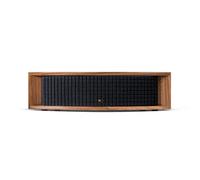 JBL L75ms Music System - Retro-Inspired Walnut Cabinet + Black Quadrex Foam Grille - with Google Chromecast Built-in, Apple AirPlay 2 & Bluetooth