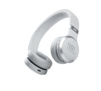JBL Live 460 NC Wireless On-Ear Bluetooth Headphones with Active Noise-Cancelling Technology, Up to 50 Hours Battery Life, White