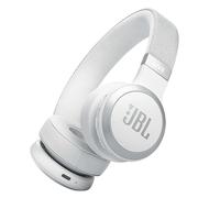 JBL Live 670 NC Wireless On-Ear Headphones with Noise-Cancelling Technology and 65-Hour Battery Life, White