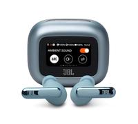JBL Live Beam 3 - True Wireless Noise-Canceling Closed-Ear Earbuds, 48Hr Playback, Wireless Charging, 6 Mics for Calls, Multi-Connect, IP55 Dust- and Water-Resistant (Blue)