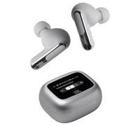 JBL Live Beam 3, Wireless Earbud Headphones with Bluetooth, 48h Battery Life, True Adaptive Noise Cancelling and High-Resolution JBL Signature Sound, IP55 Waterproof, Closed-Back Stick Design, Silver