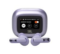 JBL Live Beam 3, Wireless Earbud Headphones with Bluetooth, Purple | 48h Battery Life, True Adaptive Noise Cancelling and High-Res JBL Signature Sound, IP55 Waterproof, Closed-Back Stick Design