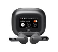 JBL Live Beam 3 - True Wireless Noise-Cancelling Closed-Stick Earbuds, 48Hrs Total Playback, Wireless Charging, 6 Mics for Perfect Calls, Multi-Point Connection, IP55 Waterproof and dustproof (Black)