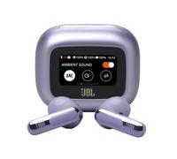 JBL Live Flex 3, Wireless Earbud Headphones with Bluetooth, Purple | 50h Battery Life, True Adaptive Noise Cancelling and High-Res JBL Signature Sound, IP54 Waterproof, Open-Back Stick Design