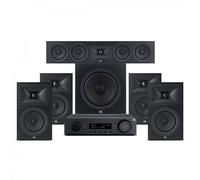 JBL MA310 AV Receiver & JBL Stage 250B 5.1 Package Black