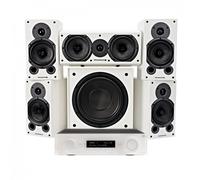 JBL MA310 AV Receiver & Wharfedale Diamond 9.1 5.1 Speaker Package White