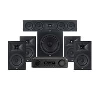 JBL MA510 AV Receiver & JBL Stage 250B 5.1 Speaker Package Black