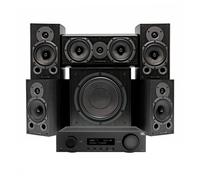 JBL MA510 AV Receiver & Wharfedale Diamond 9.1 5.1 Speaker Package Black